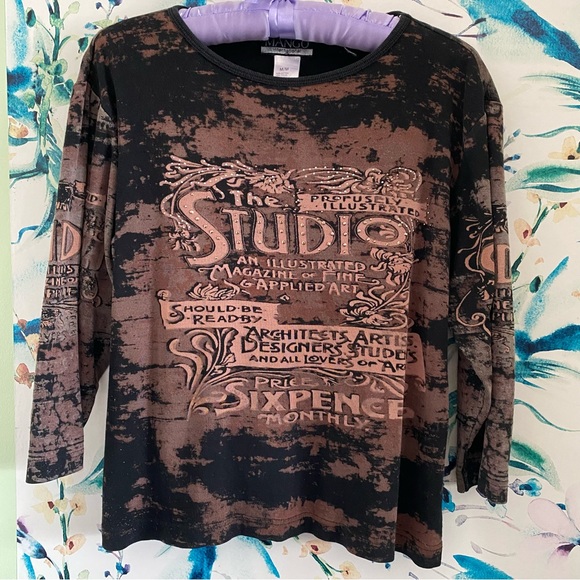 ✨SOLD!✨mango international black top - Picture 1 of 6